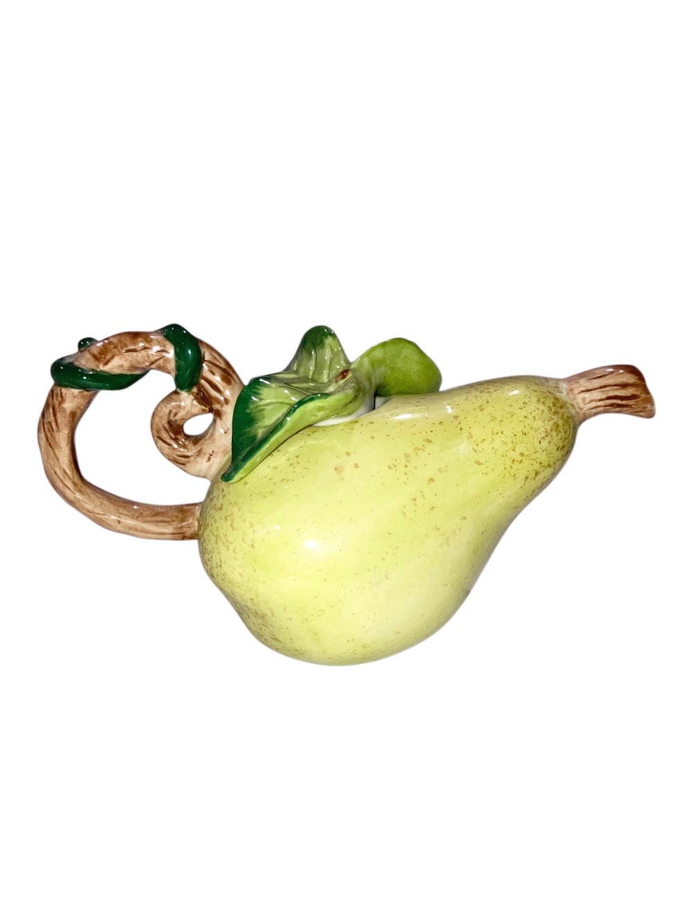Fitz And Floyd Pear Shaped Miniature Teapot Gift Gallery 5.75"L 2.5"W 2.5"H